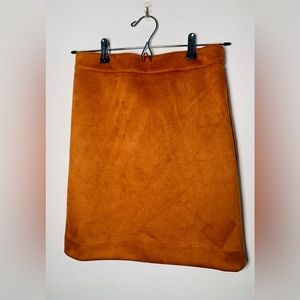 *NWT* Ann Taylor Factory Suede Mini Pencil Skirt